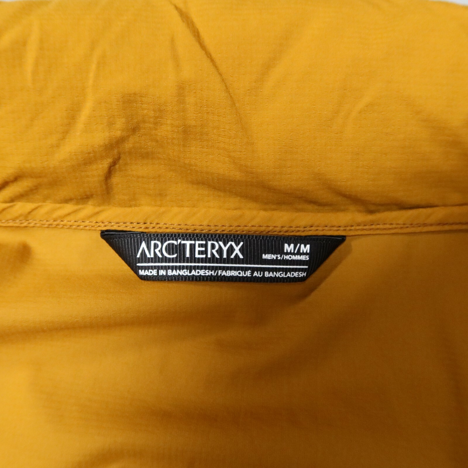 ARC'TERYX Arcteryx giacca con guscio morbido taglia M giallo senape