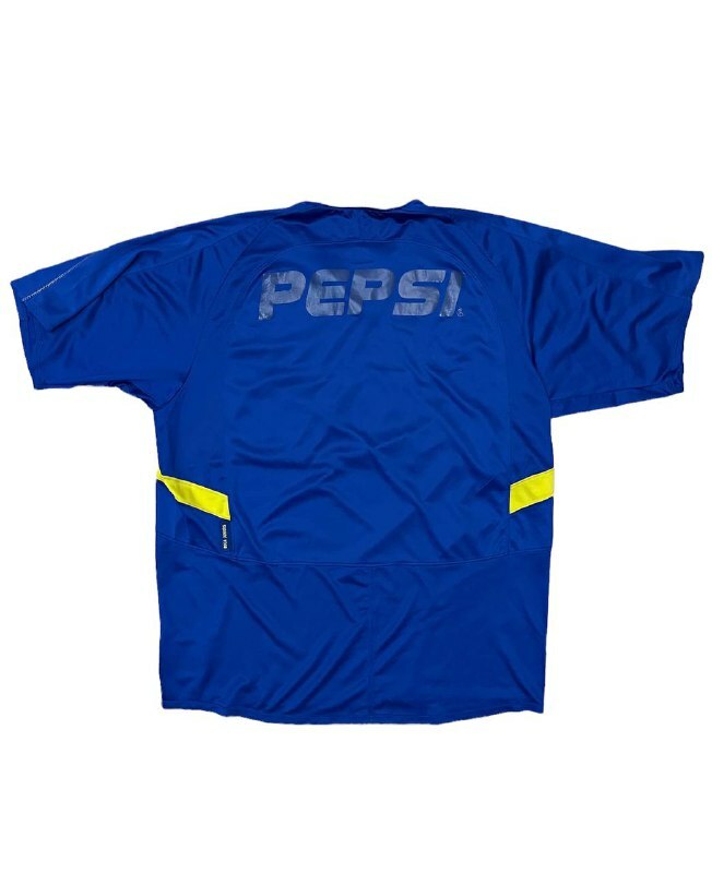 BOCA JUNIORS 2003-2004 L-XL | Home Football Shirt Jersey Kit