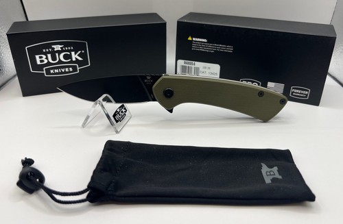 Buck USA 040 Onset Green Knife with Pocket Clip, S45VN, G10, Frame Lock - New!