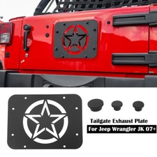 Spare Tire Carrier Delete Filler Plate Cover Rubber Plug For Jeep Wrangler 07