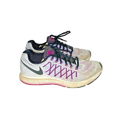 Nike Air Women's Size 10  Running Shoe Purple Gray Zoom Pegasus 32