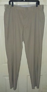 PGA Tour Golf Pants Men's Khaki Tan Comfortable Active Wear Size 36Ã32 | eBay