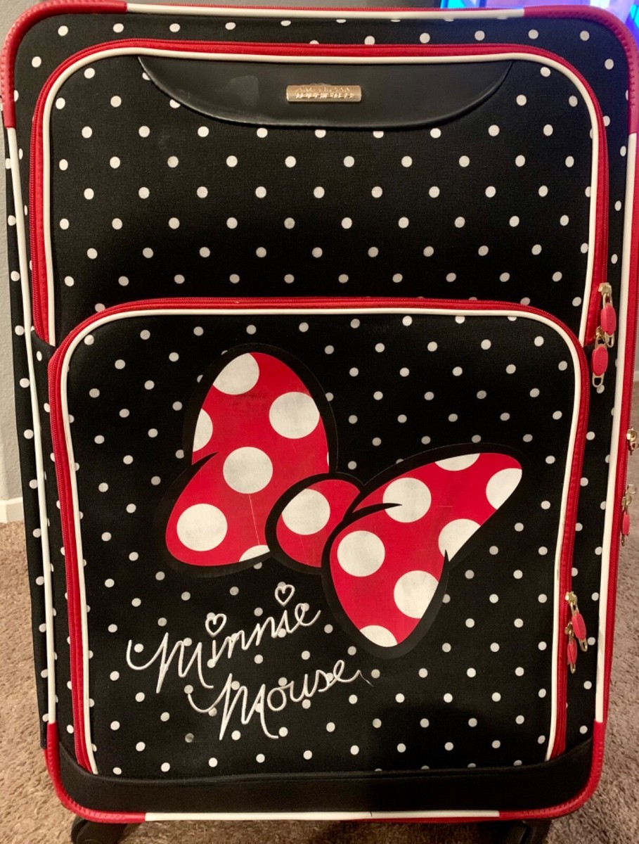 Disney Minnie Mouse Red Bow 28 in Luggage/ Suitcase