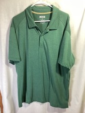 Duluth Trading Co. Green XL Short Sleeve Polyester Blend Golf/Polo Shirt P1