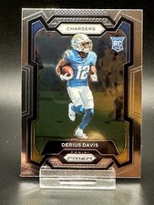 2023 Panini Prizm Football #351 Derius Davis RC Los Angeles Chargers