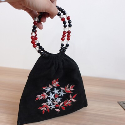 Moyna Clutch Purse Bag Womens Floral Embroidered Small  display picture 2