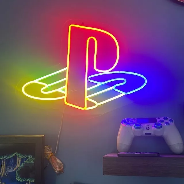 32&#034;x22&#034; PlayStation LED Neon Sign Light Party Gift Club Bar Store Décor |