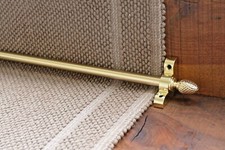 Polished Brass,Stair Rod,Runner Rods,1/2'' Stair Carpet,Hardware Set