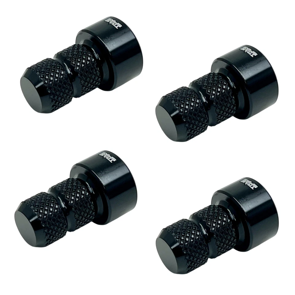 KIT COMPLETO DE TAPA DE VÁSTAGO VÁLVULA DE AIRE RUEDA BILLET PARA PORSCHE 992 911 NEGRO Foto 3 de 4