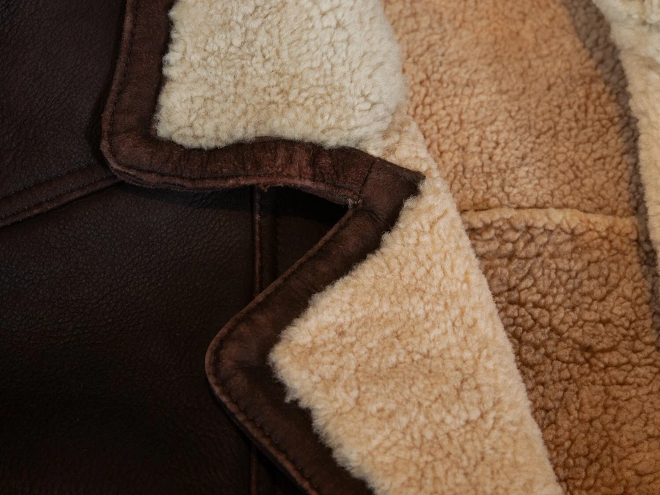 Paradox Vintage Dark Brown Shearling Coat 30575 Foto 2 de 4