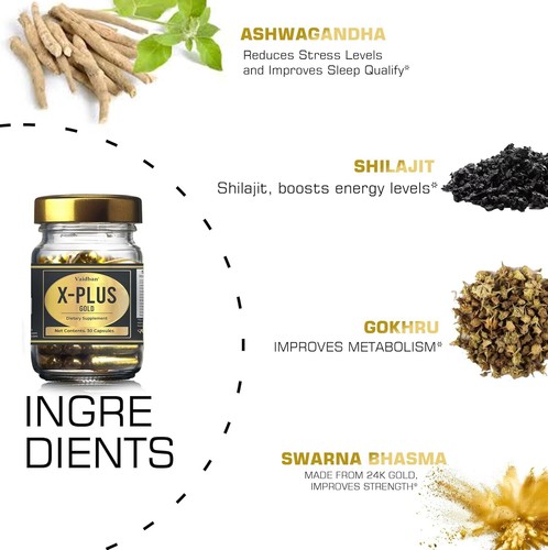 X Plus Gold 20 Capsule:A premium blend, this Ayurvedic formulation - Bild 5 von 6