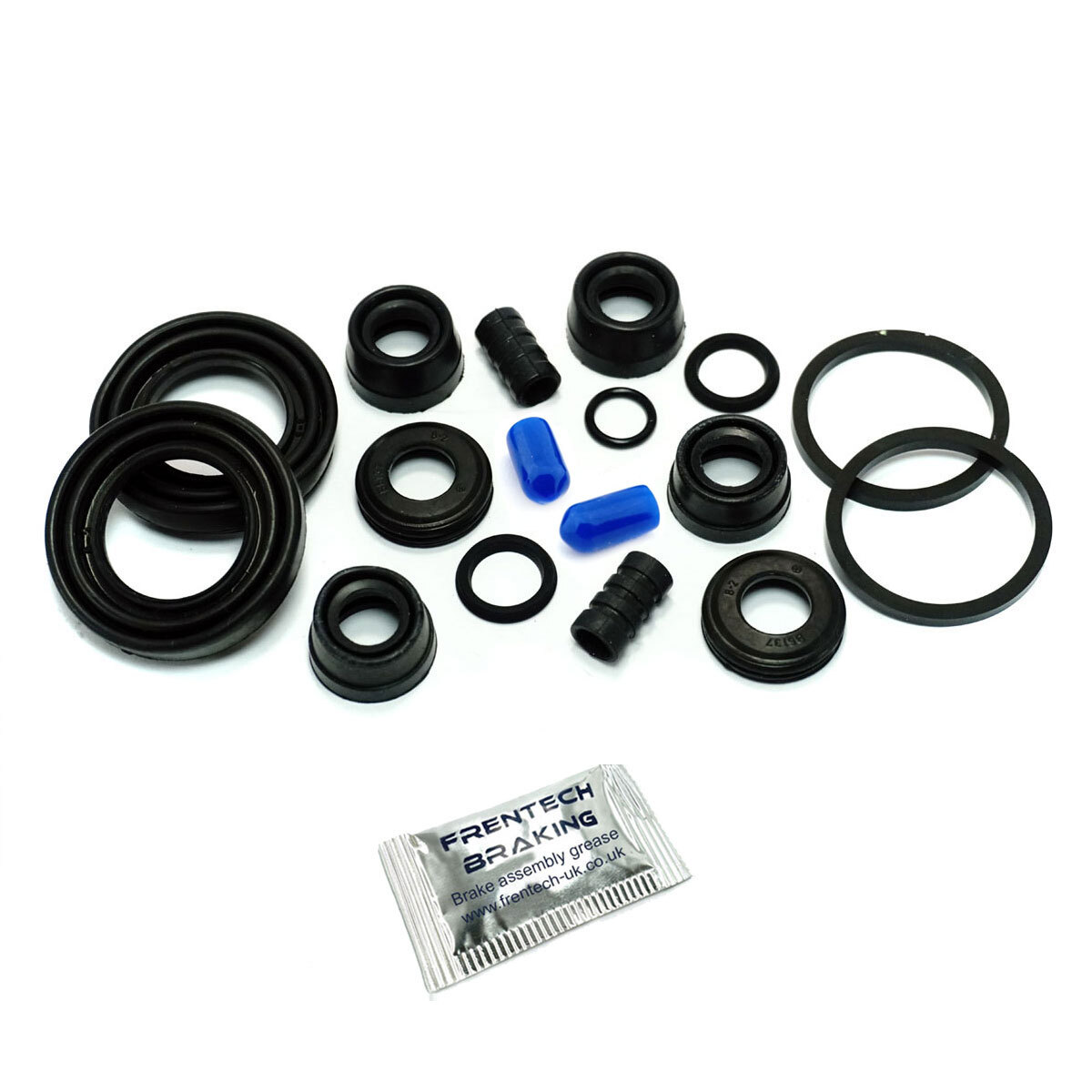 2x Rear Brake Caliper Repair Kits & Pistons For Kia Picanto (20042011