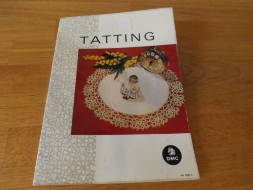 Vintage DMC Tatting #8632-2 Patterns 1987 Motifs Handkerchief Lace  How To plus - Picture 1 of 4
