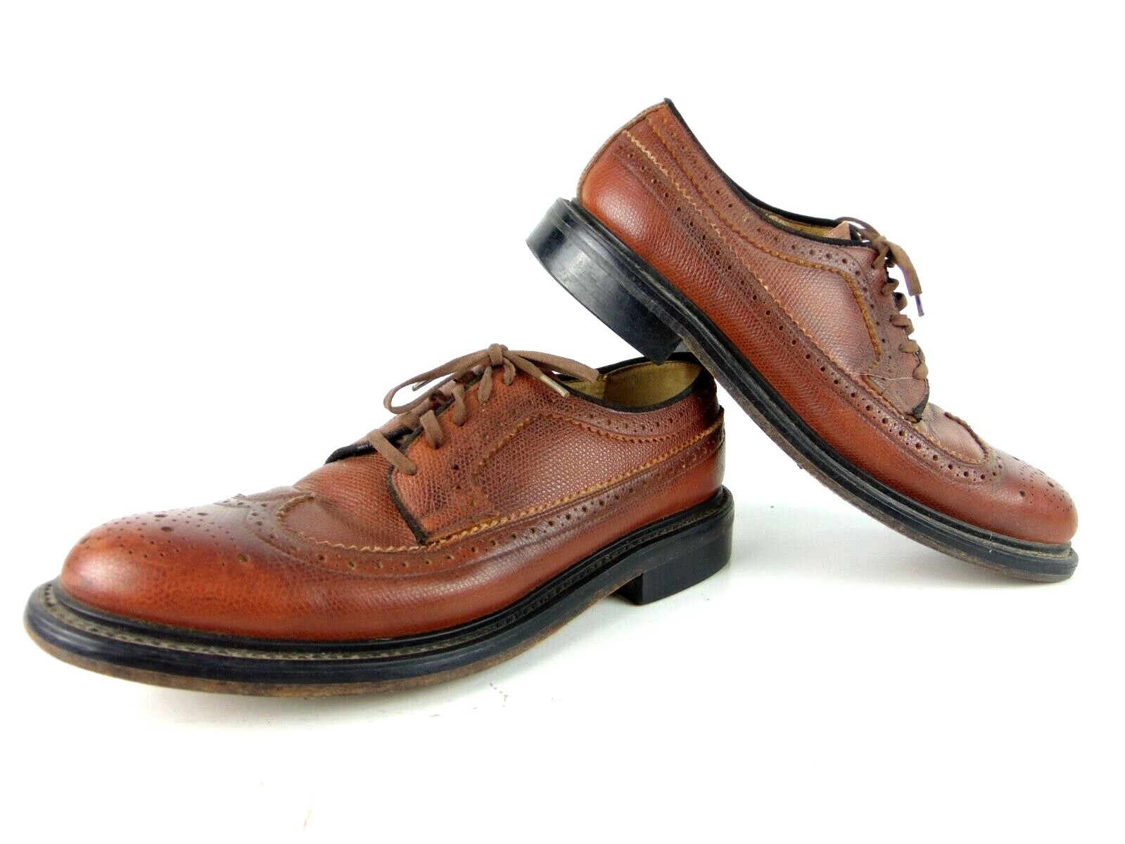 Vintage Sears Brown Leather Wingtip 