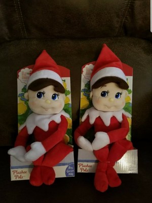 Elf On The Shelf Boy Plushee Pals Blue-eyed Elf Red Suit Cuddly Christmas Doll | eBay