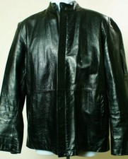 Claiborne Maden India Premiumqualityleatherjacketzipperlinedwomen's Sz Small New