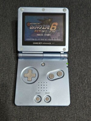 Gameboy Advance SP Pearl Blue AGS-001 Console Nintendo direct in