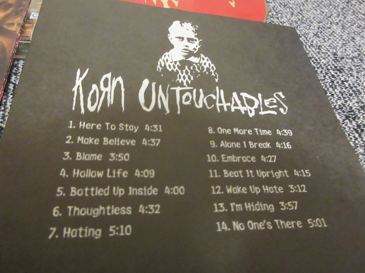 KORN Untouchables 世界666冊 限定本 超希少 コレクターズ KORN Untouchables 世界666冊 限定本 超希少 コレクターズ KORN
