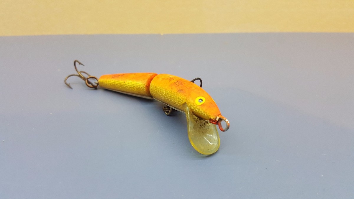 Leurre De Pêche Vintage Rapala J-9 Flottant - Finlande - Rare Avec Boîte