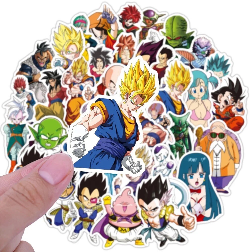 ドラゴンボールZ エンスカイ シール SP14枚(DBZ Sticker Lot 50 PCS Dragon Ball Z Stickers Anime Car Decals Laptop Hydro Yeti