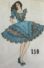 C  C Originals  Square Dance Pattern 110  Size 6-8-10  NEW
