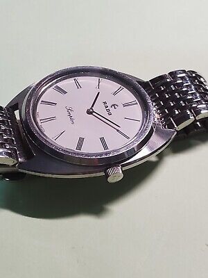 Vintage 80's Rado Simplon 35mm Stainless Steel Hand Winding Vintage 80's Rado Simplon 35mm Stainless Steel Hand Winding