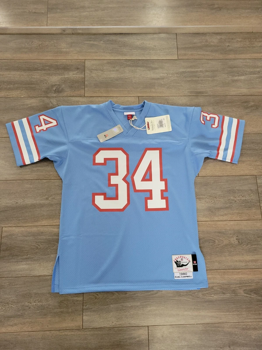 NEW AUTHENTIC VINTAGE EARL CAMPBELL OILERS JERSEY MITCHELL NESS JERSEY 44