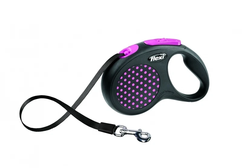 Correa Enrollable Flexi Diseño M/L Rosa 5 Metros - Imagen 1 de 1