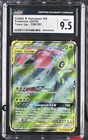 Celebi & Venusaur GX 159/181 Pokemon Team Up Sun & Moon Full Art Card CGC 9.5