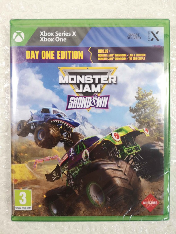 MONSTER JAM SHOWDOWN DAY ONE EDITION XBOX ONE/SERIES X FR NEW (GAME IN ENGLISH/F