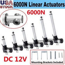 6000N 1320lbs Heavy Duty Linear Actuator 100-450mm Stroke 12V Electric Motors CL