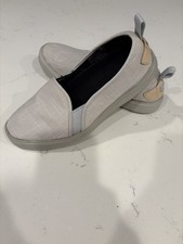 Merrell Women's Around Town Ada Moc Canvas Loafers Sneaker Glacier Gray Size US7