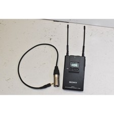 Sony URX-P2 UHF Synthesized Diversity Tuner Black Wireless Receiver XLR Cable
