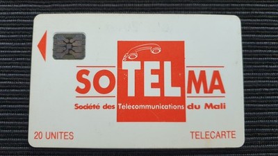MALI 20 Units SOTELMA Phone Card