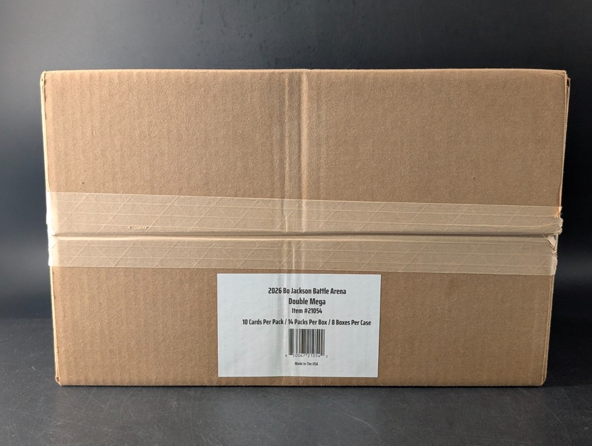 2026 Bo Jackson Battle Arena Double Mega Factory Sealed 8-Box Case