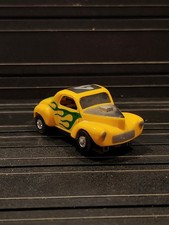ORIGINAL AURORA XLERATOR 2782, WILLY'S GASSER, YELLOW/BLACK/GREEN 4 LOT T