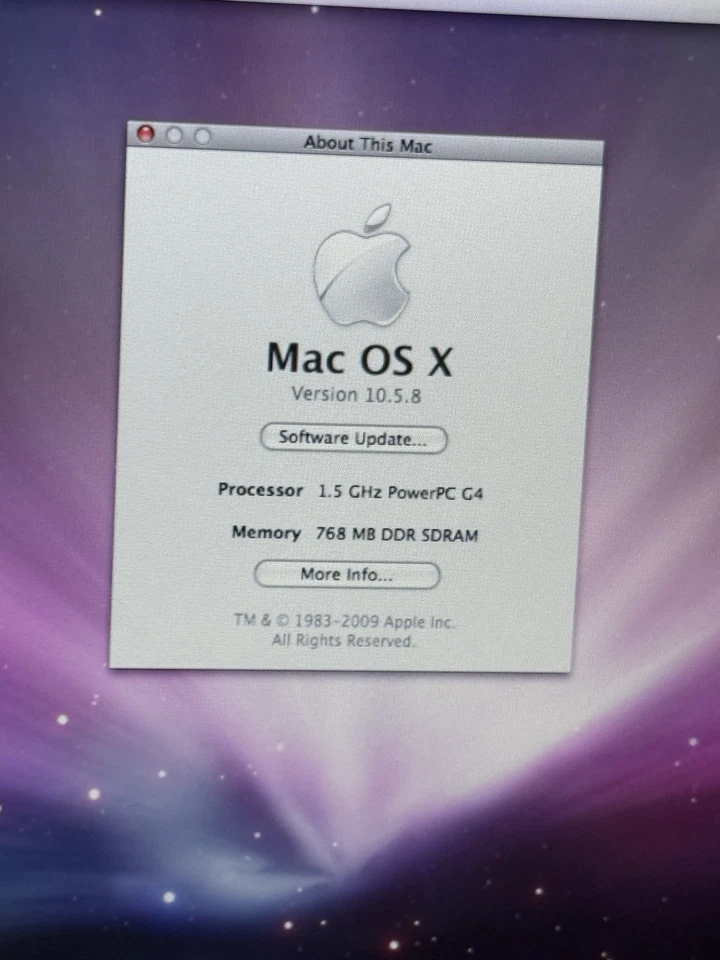 Vintage Apple PowerBook G4 15” 1.5GHz / 768MB RAM / 250GB HDD - Image 3 of 4