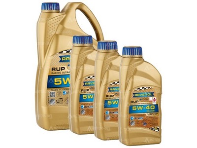 8 Liter (5L+3L) RAVENOL RUP Racing Ultra Performance SAE 5W-40 Vollsynthetisch
