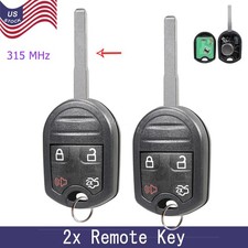 2 For 2015 - 2019 Ford Fiesta Keyless Entry Remote Car Key Fob 4d63 Cwtwb1u793