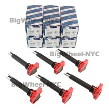 6PCS Bosch New Audi 3.0 3.2 FSI A4 A5 A6 Q5 Q7 Red Top Ignition Coil Packs