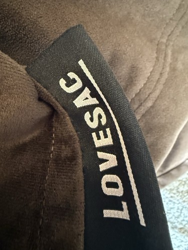 Lovesac PILLOWSAC COVER, Brown Velvet
