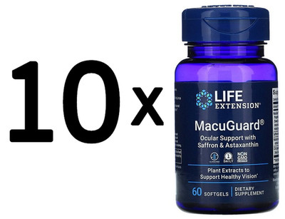 10 x Life Extension MacuGuard Ocular Support with Saffron & (583,32 EUR/kg)