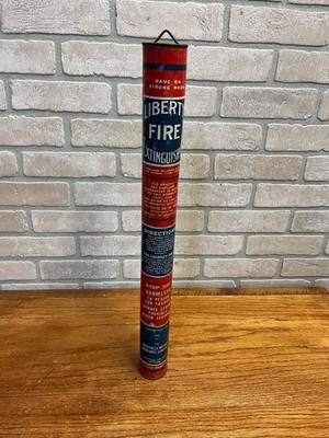 Antique Liberty Fire Extinguisher Wawanesa Insurance Dry Chemical 3 Pounds