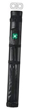 McDermott 2x2 Hard Oval Vinyl Pool/Billiard Cue Case - Black w/Clover
