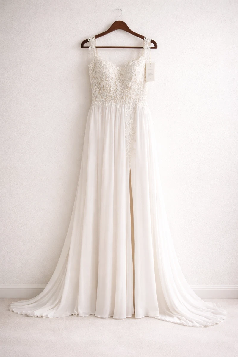 Ivory Princess Chiffon Wedding Dresses for sale | eBay Ivory Princess Chiffon Wedding Dresses for sale | eBay