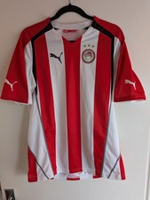 OLYMPIACOS 2005/2006 HOME FOOTBALL SHIRT PUMA MAGLIA CALCIO VINTAGE TAGLIA L ADULTO