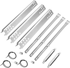 Grill Burner Heat Plate Kit Compatible with Charbroil Performance 3 Burner 46337