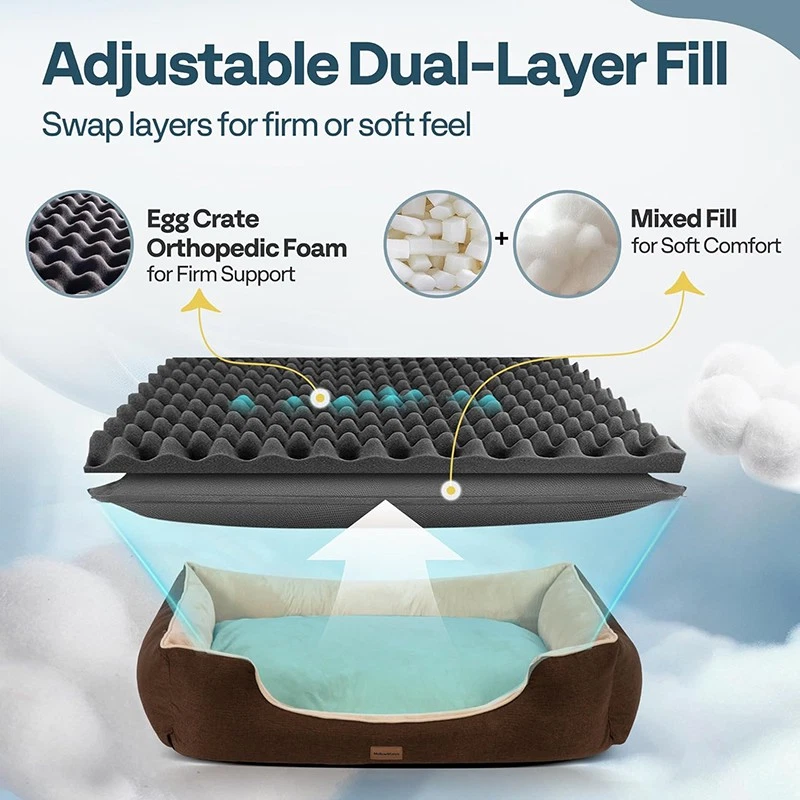 Orthopedic Dog Bed for Small Dogs 36", 2-Sided Cooling & Warming for All Seasons - Image 4 of 4