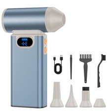 Metal Electric Compressed Air Duster, 300000RPM High Speed Rechargeable Air B...