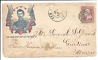 USA #65 Union Patriotic Cover Used From Union Occupied New Orleans 1862